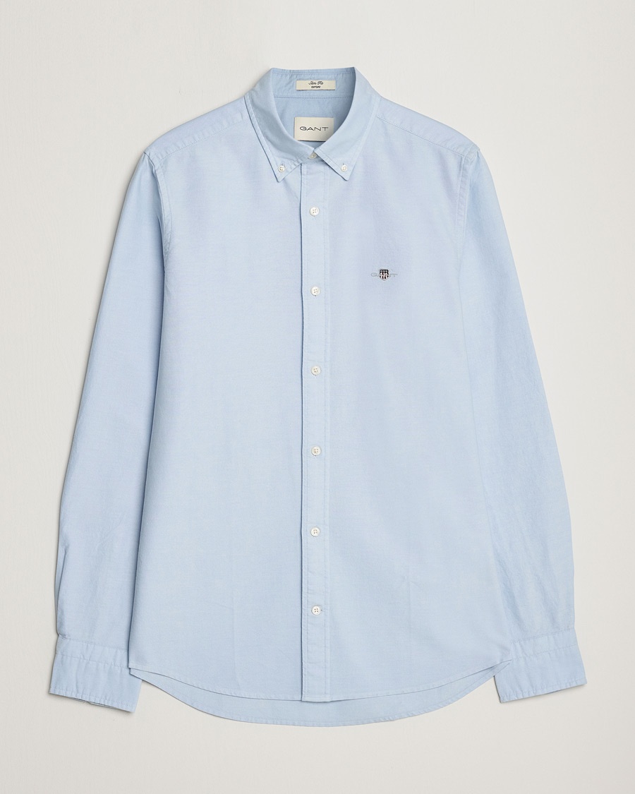Gant Slim Fit Oxford Shirt Light Blue – Blå
