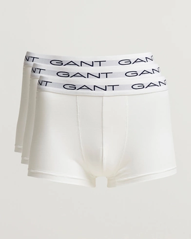 Herre | GANT | GANT | 3-Pack Trunk Boxer White