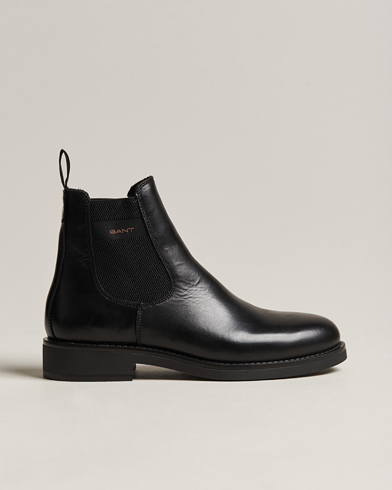 Herre | Sorte støvler | GANT | Prepdale Leather Chelsea Boot Black
