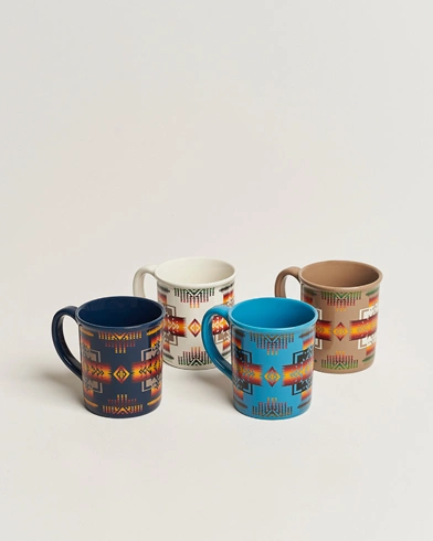 Herre | Livsstil | Pendleton | Ceramic Mug Set 4-Pack Chief Joseph Mix