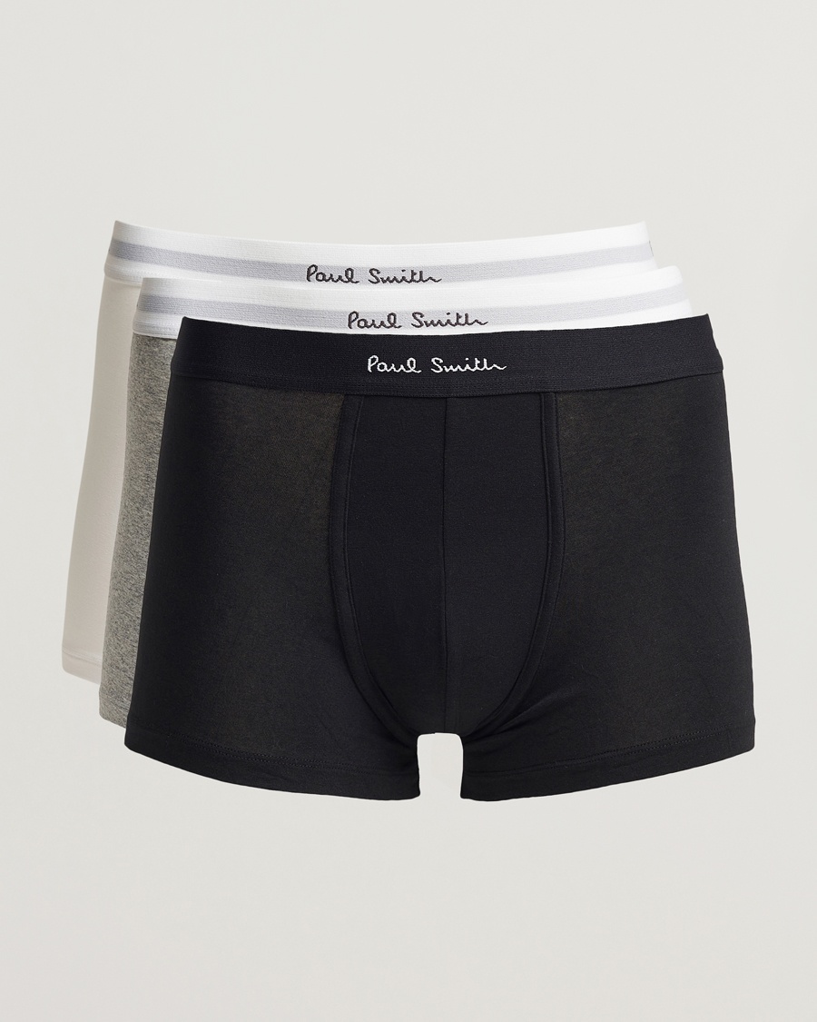 Paul Smith 3-Pack Trunk White/Black/Grey – Grå