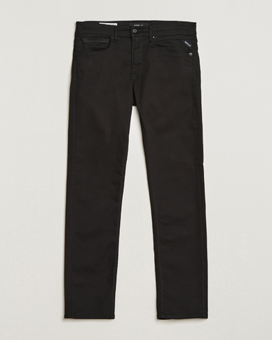 Herre | Sorte jeans | Replay | Grover Hyperflex Re-Used Jeans Forever Black