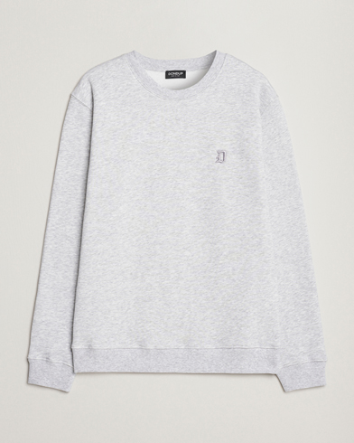 Herre | Grå sweatshirts | Dondup | Logo Crew Neck Sweatshirt Light Grey