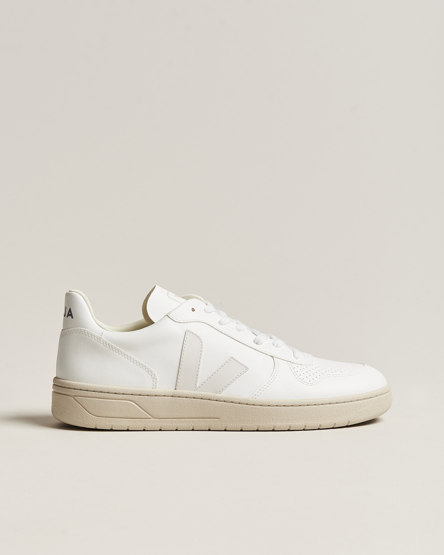  V-10 Vegan Leather Sneaker Full White