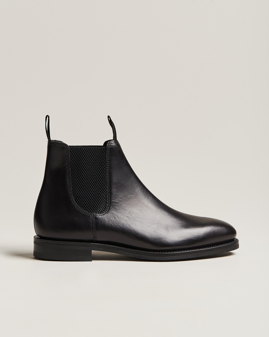 Loake 1880 Emsworth Chelsea Boot Black Leather – Sort