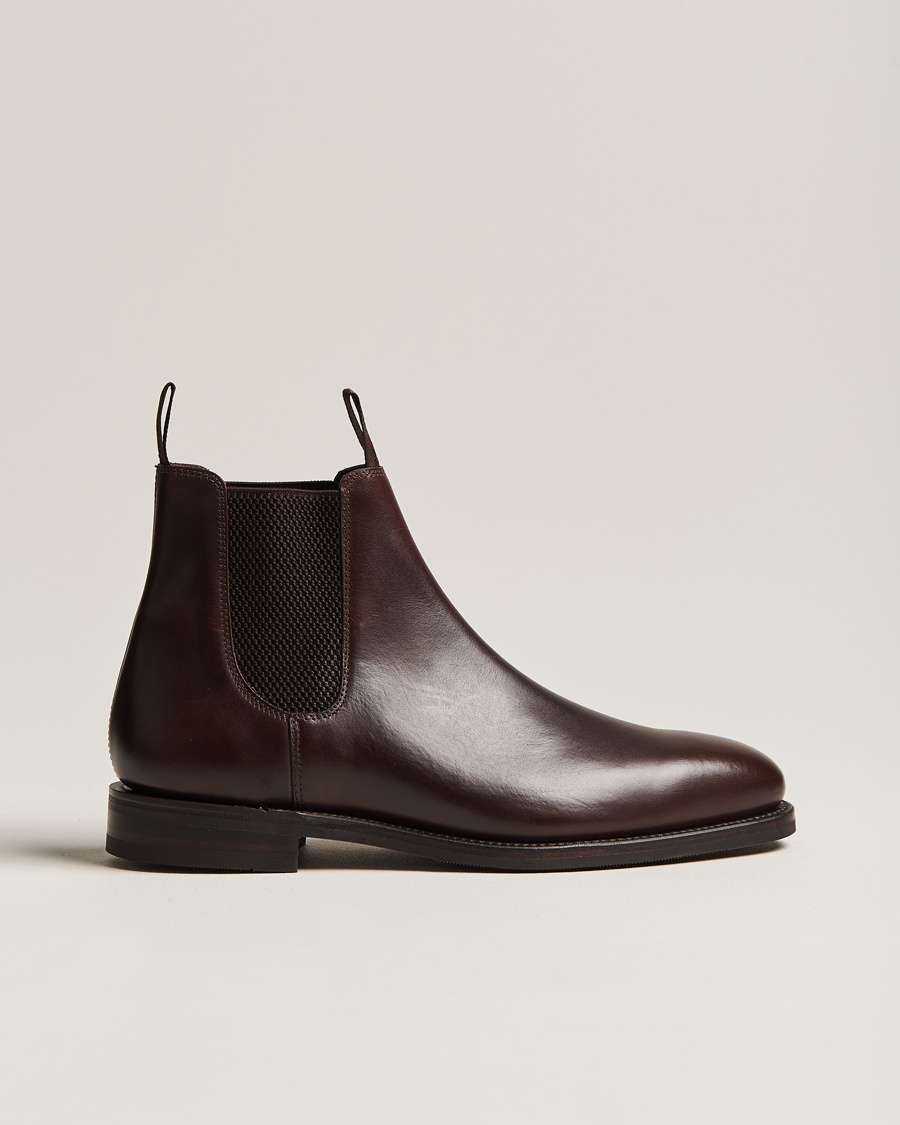 Loake 1880 Emsworth Chelsea Boot Dark Brown Leather – Brun