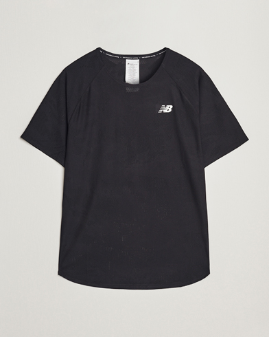 Herre | T-Shirts | New Balance Running | Q Speed Jacquard T-Shirt Black