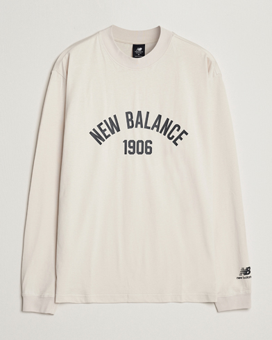Herre | Langærmede t-shirts | New Balance | Varsity Sweatshirt Medium Grey