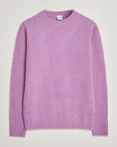 Herre | Nyheder | Aspesi | Brushed Shetland Sweater Purple
