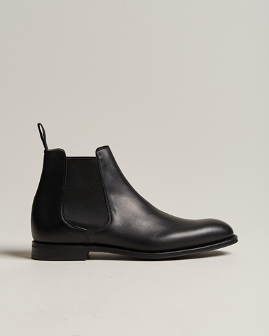 Herre | Håndlavede sko | Church's | Amberley Chelsea Boots Black Calf