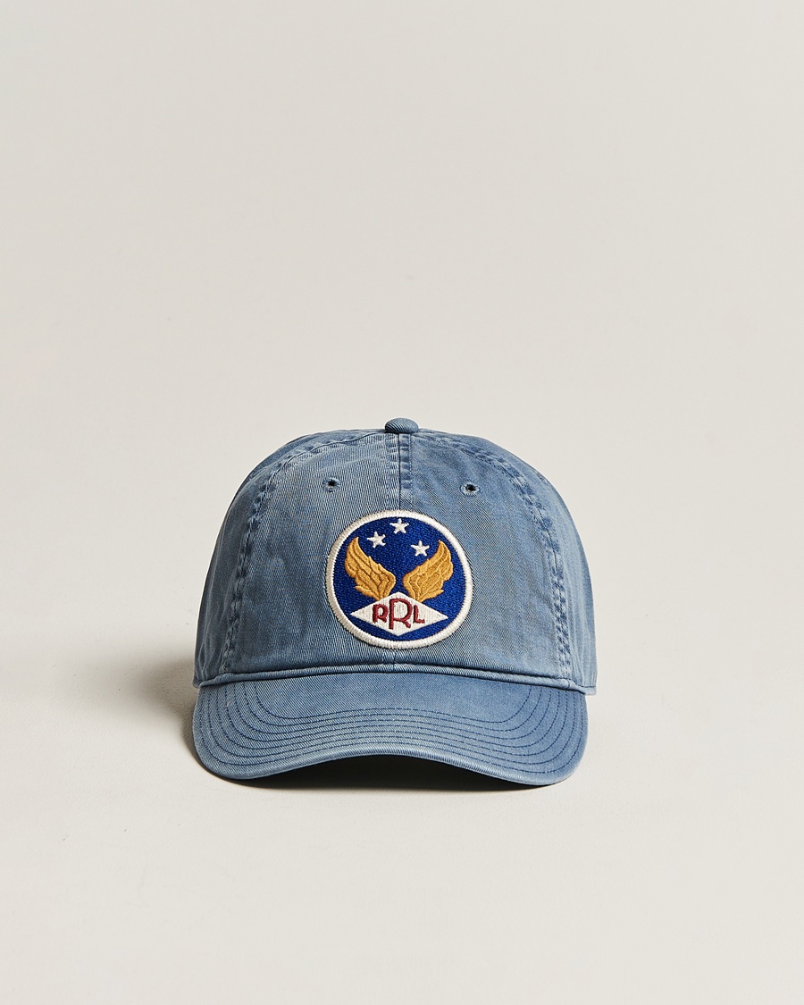 Herre | RRL | RRL | Garment Dyed Ball Cap Midnight Blue