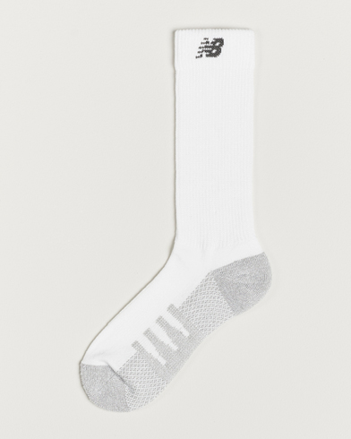 Herre | Strømper | New Balance Running | 2-Pack Coolmax Crew Socks White