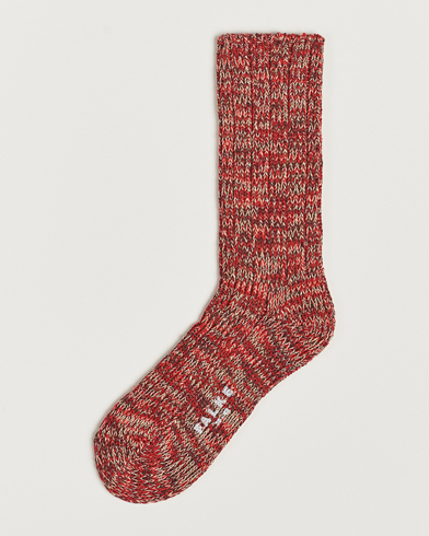 Herre |  | Falke | Brooklyn Cotton Sock Red Flesh