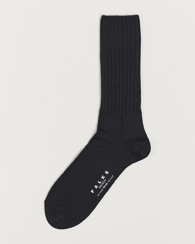 Herre | Strømper | Falke | Nelson Wool Boot Sock Black