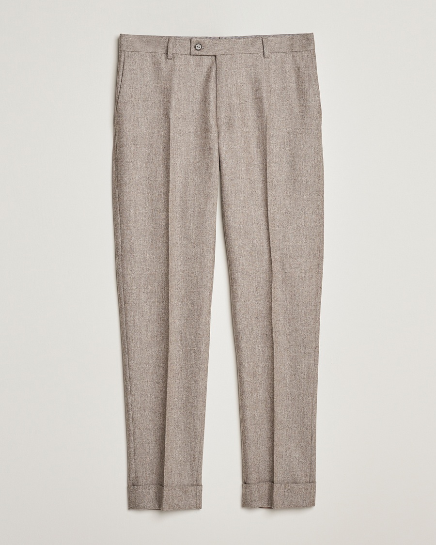 Herre | Morris Heritage | Morris Heritage | Jack Flannel Trousers Khaki