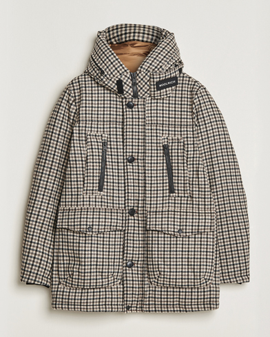 Herre | Nyheder | Woolrich | Wool Arctic Parka Cream Check