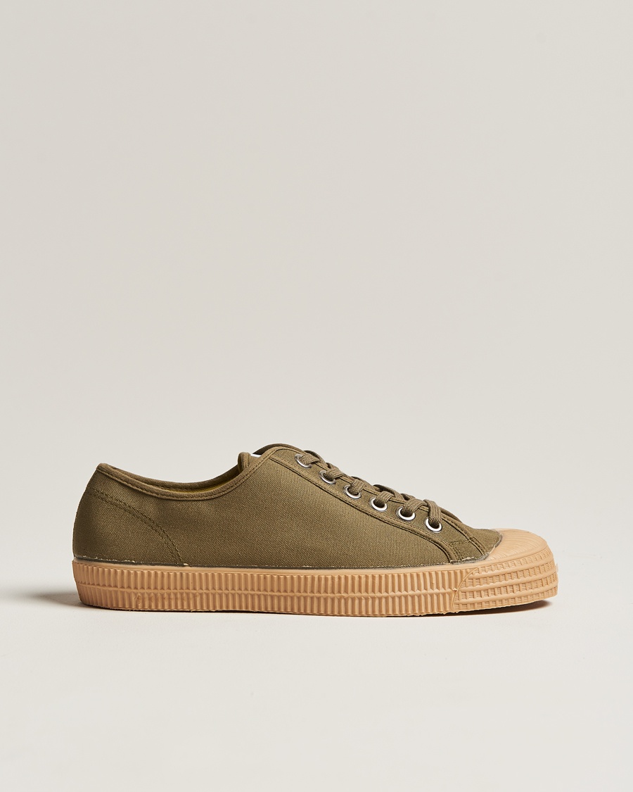 Novesta Star Master Organic Cotton Sneaker Military/Transparant – Grøn