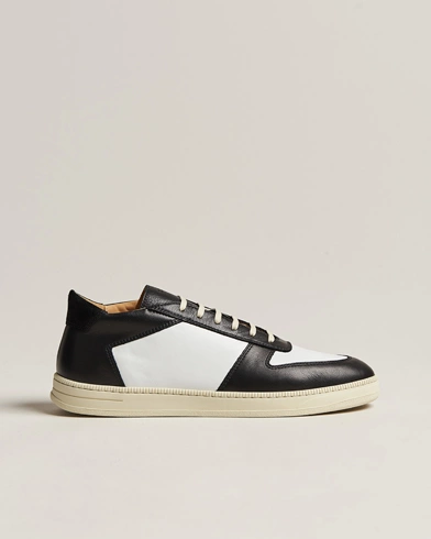 Herre | Sorte sneakers | C.QP | Cingo Leather Sneaker Black/White