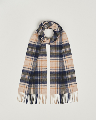 Herre | Barbour | Barbour Lifestyle | Lambswool/Cashmere New Check Tartan Sand/Beige/Plaid