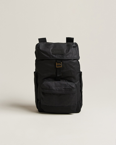 Herre | Tasker | Barbour Lifestyle | Essential Waxed Backpack Black