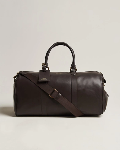 Herre | Tasker | Polo Ralph Lauren | Leather Duffle Bag  Dark Brown