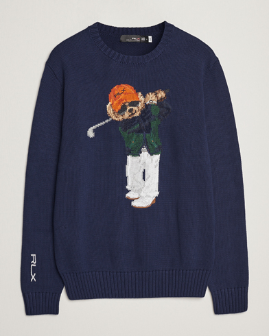 Herre | Sweatshirts | RLX Ralph Lauren | Golf Bear Sweatshirt French Navy