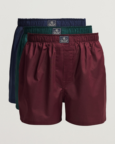 Herre | Boxershorts | Polo Ralph Lauren | 3-Pack Woven Boxer Red/Navy/Green