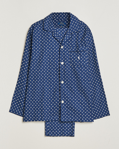 Herre | Nattøj | Polo Ralph Lauren | Flannel Paisley Pyjama Set Navy