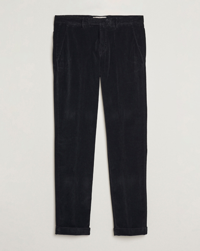 Herre | Fløjlsbukser | Briglia 1949 | Slim Fit Corduroy Trousers Black