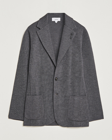 Herre | Blazere & jakker | Lardini | Knitted Wool Blazer Grey