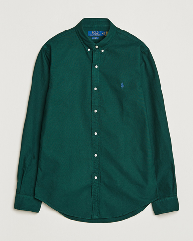 Herre |  | Polo Ralph Lauren | Slim Fit Garment Dyed Oxford Hunt Club Green