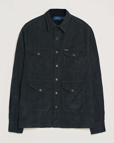 Herre | Overshirts | Polo Ralph Lauren | Corduroy Pocket Overshirt Black