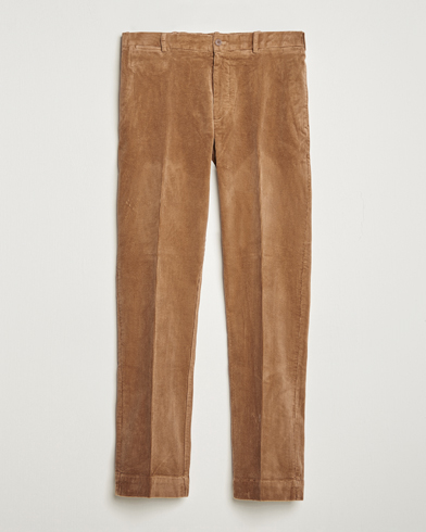 Herre | Fløjlsbukser | Polo Ralph Lauren | Corduroy Pleated Trousers Rustic Tan