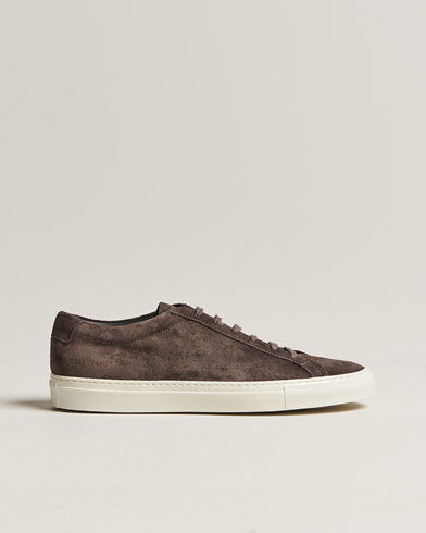 Herre | Common Projects | Common Projects | Original Achilles Suede Sneaker Warm Grey