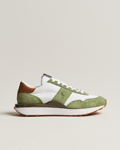 Herre | Udsalg sko | Polo Ralph Lauren | Train 89 Running Sneaker White/Olive