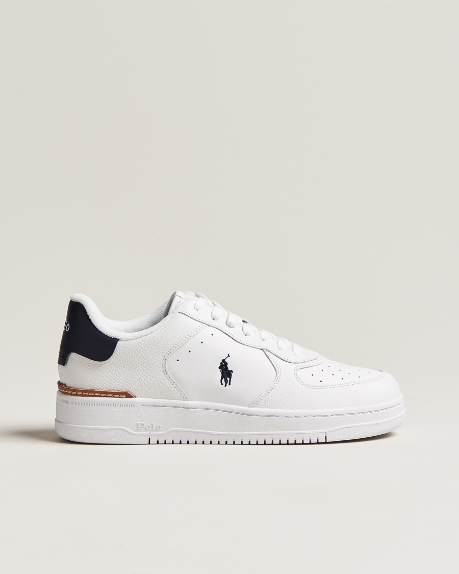 Polo Ralph Lauren Masters Court Sneakers White/Navy – Hvid