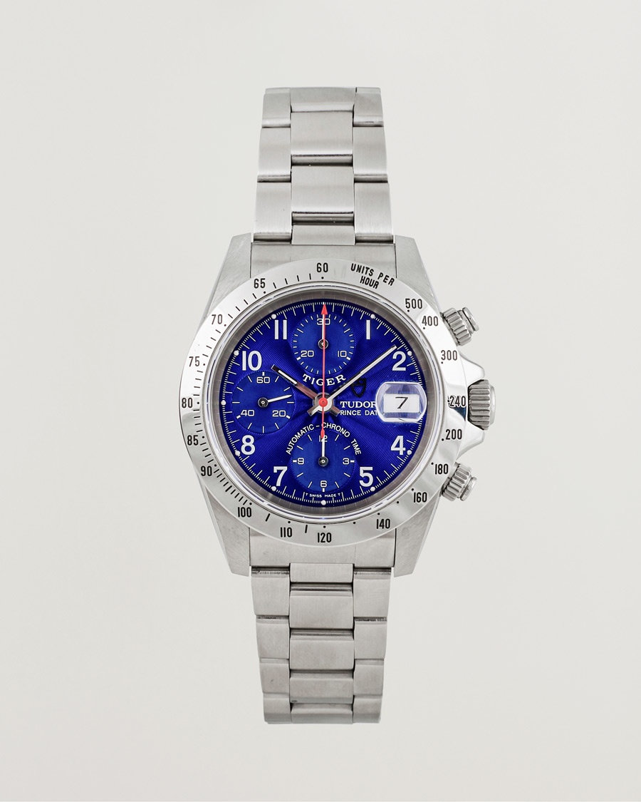 Brugt: | | Tudor Pre-Owned | Tiger Prince Date Chronograph 72980 Steel Blue
