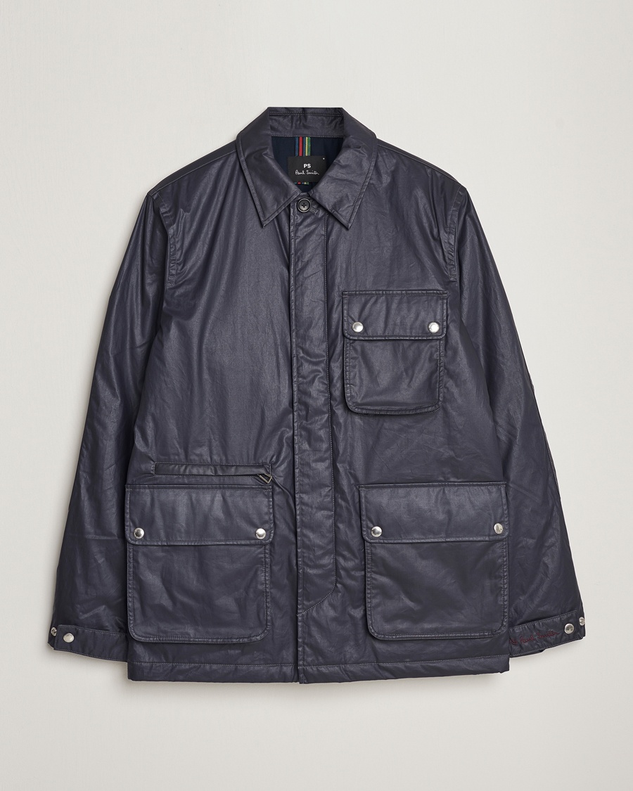 PS Paul Smith Cotton Hunting Jacket Navy CareOfCarl.dk