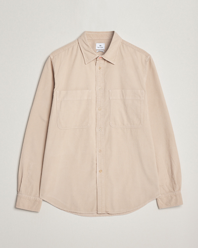 Herre | Skjorter | PS Paul Smith | Cotton Pocket Casual Shirt Beige
