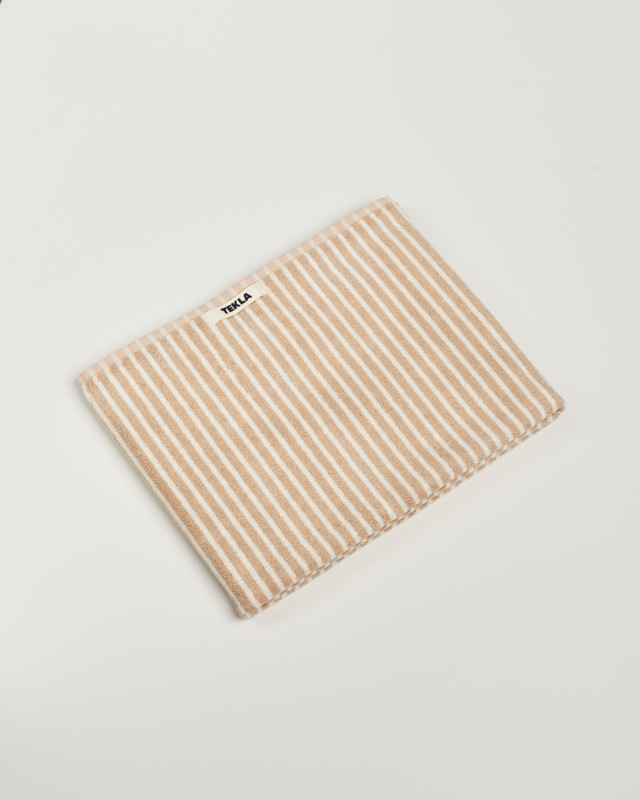 Herre | | Tekla | Organic Terry Bath Towel Ivory Stripe