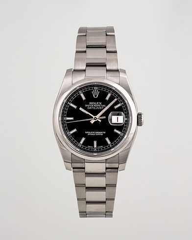 Herre | Pre-Owned & Vintage Watches | Rolex Pre-Owned | Datejust 116200 Oystert Perpetual Steel Black Steel Black