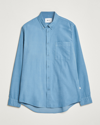 Herre | Fløjlsskjorter | NN07 | Arne Baby Cord Shirt Dust Blue