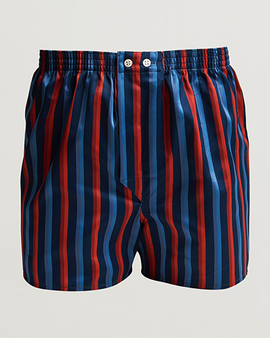 Herre |  | Derek Rose | Classic Fit Striped Cotton Boxer Shorts Multi