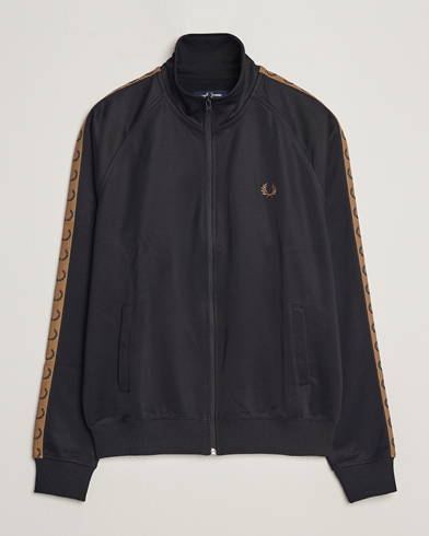 Herre | Full-zip | Fred Perry | Taped Track Jacket Black