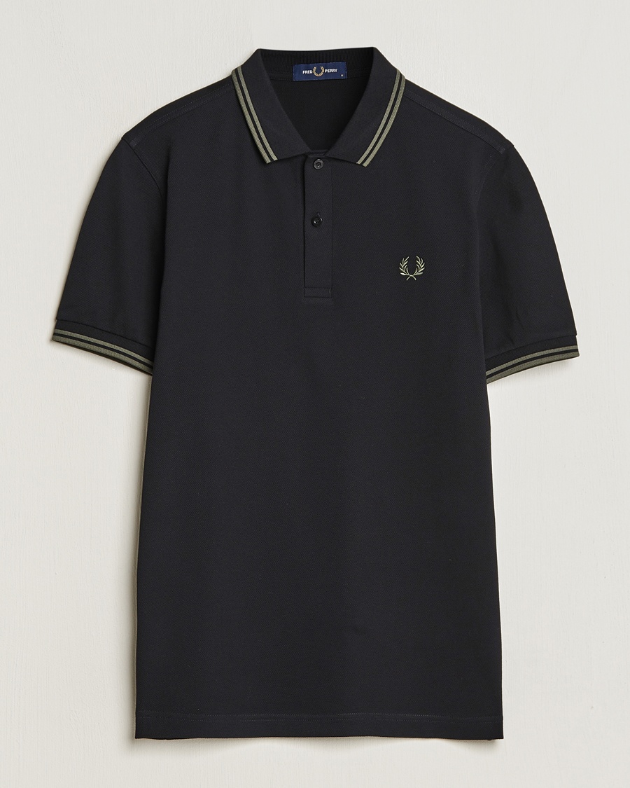 Fred Perry Twin Tipped Polo Shirt Black – Sort