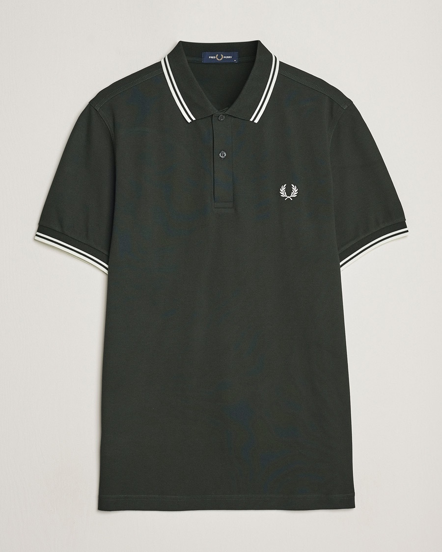 Fred Perry Twin Tipped Polo Shirt Night Green – Grøn