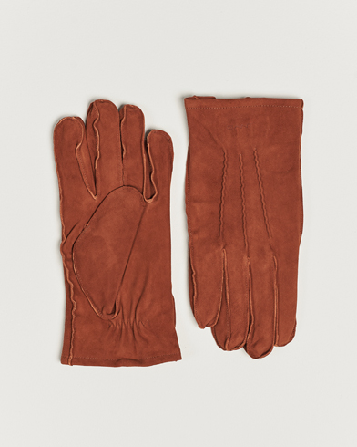 Herre | Handsker | GANT | Classic Suede Gloves Clay Brown