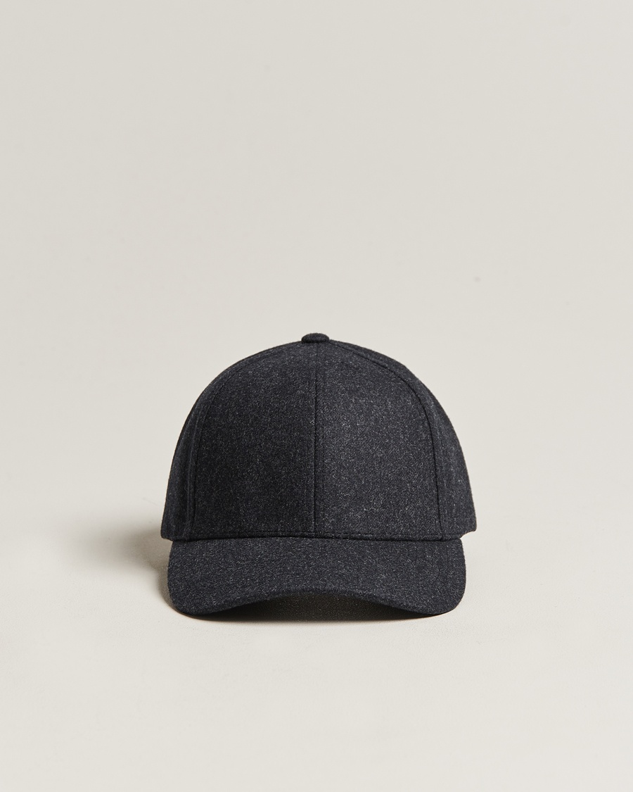 Herre | Under 1000 | Varsity Headwear | Flannel Baseball Cap Jade Black