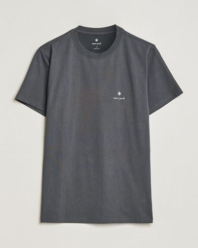 Herre | Japanese Department | Snow Peak | Logo T-Shirt Charcoal