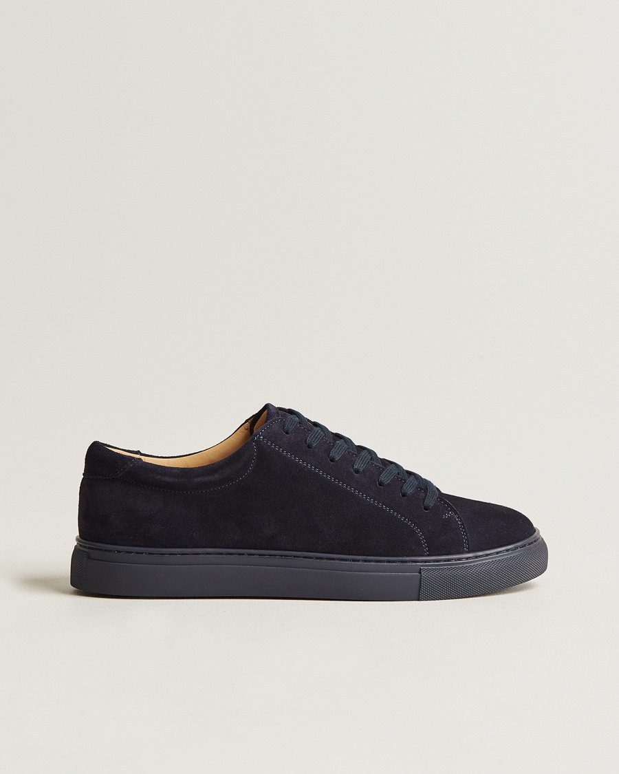  Oaxen Monochrome Sneaker Navy Suede